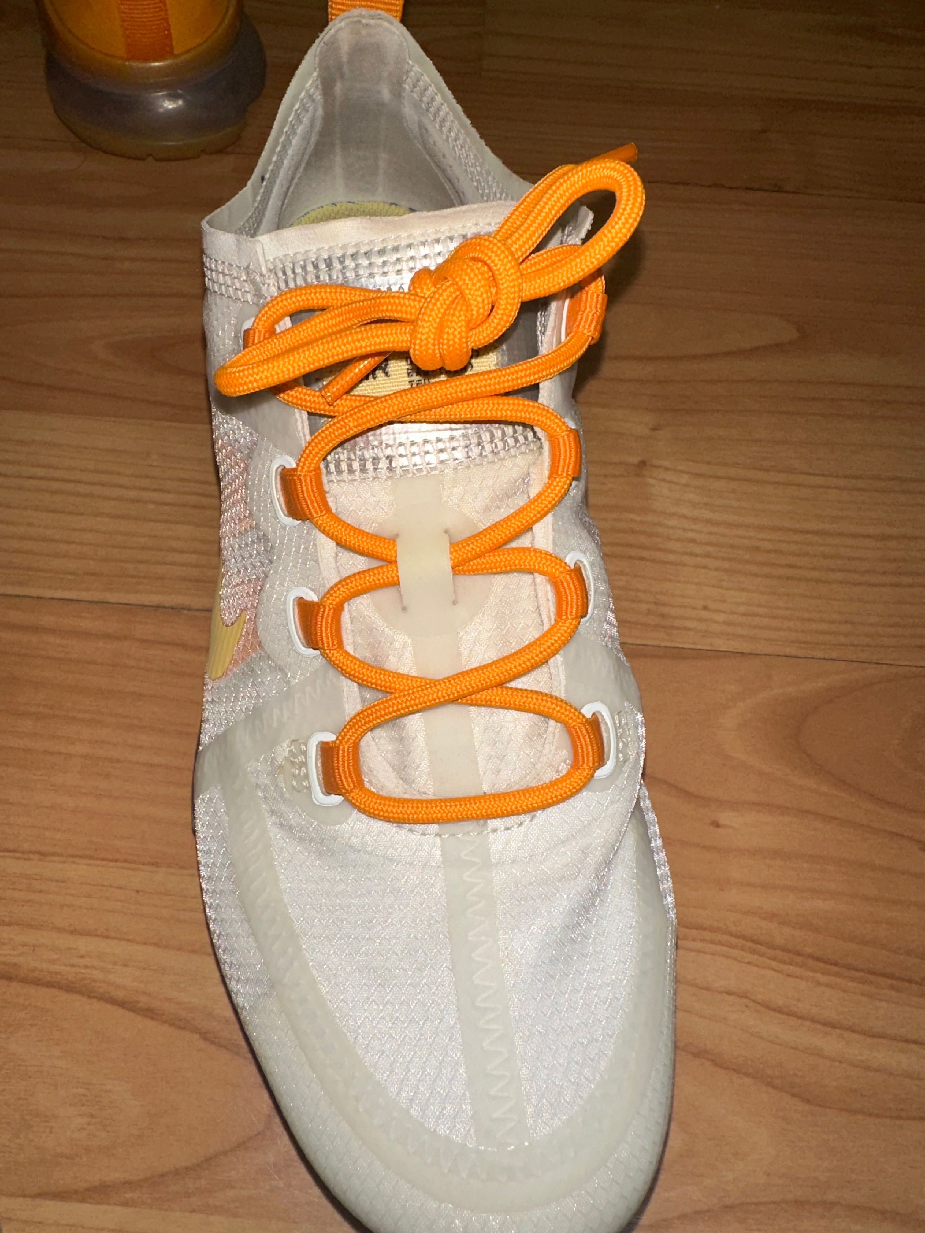 Женски маратонки (37) Nike Air VaporMax White Orange Peel