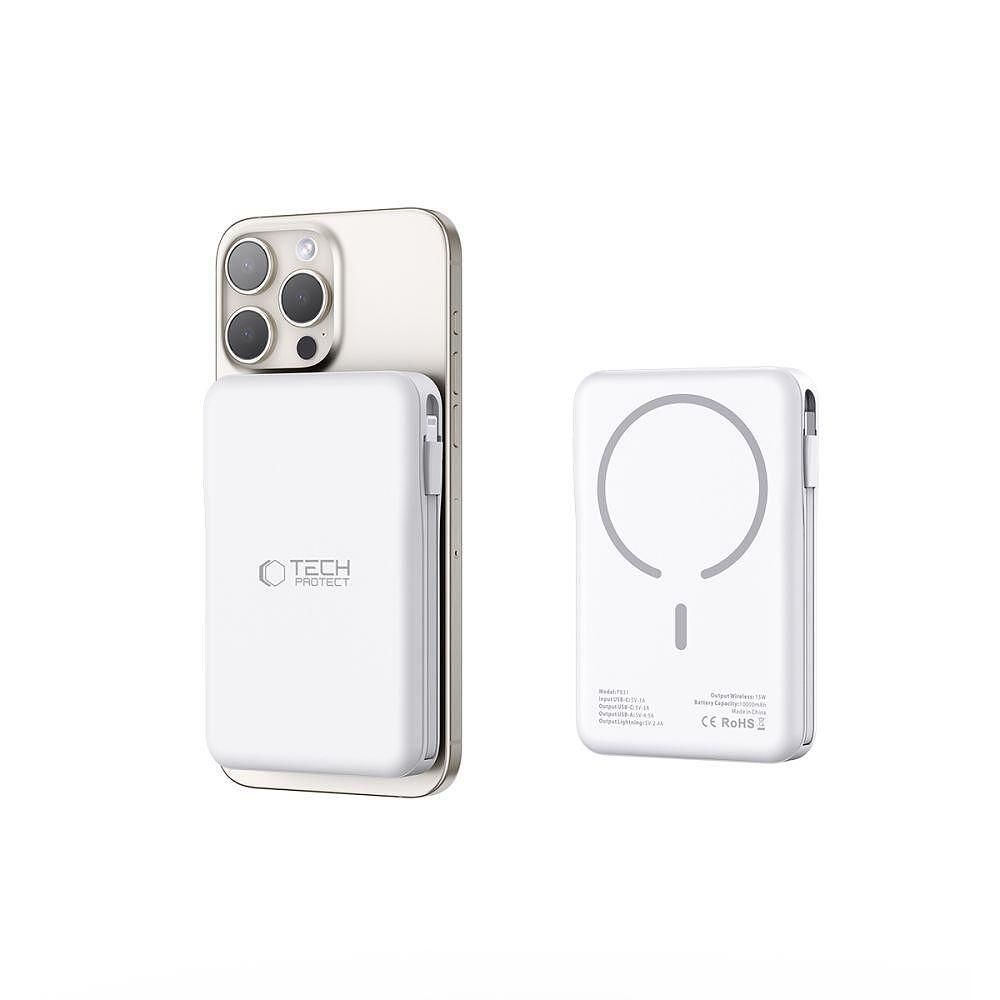 Външна батерия tech-protect pb31 lifemag magsafe power bank 10000mah -