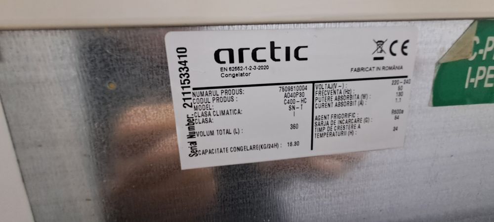 Congelator  360 l Arctic