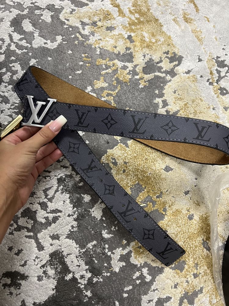 Curea Louis Vuitton -poze reale 100% piele naturală MODEL UNISEX