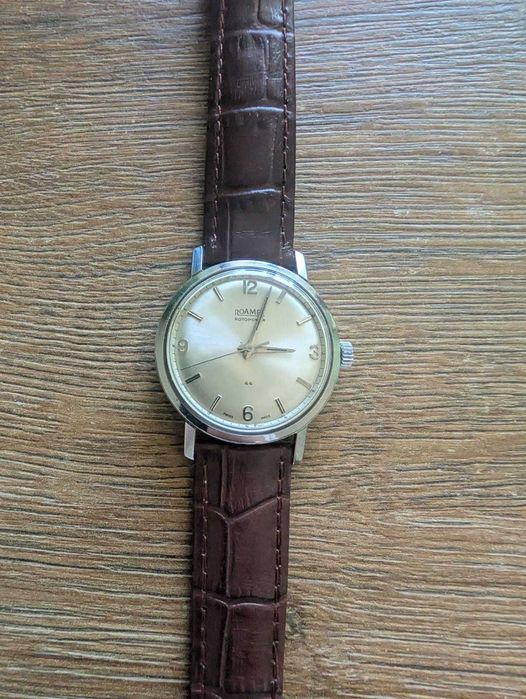 Ceas Roamer Rotopower 44 Jewels 34" – raritate swiss din anii ’64-66