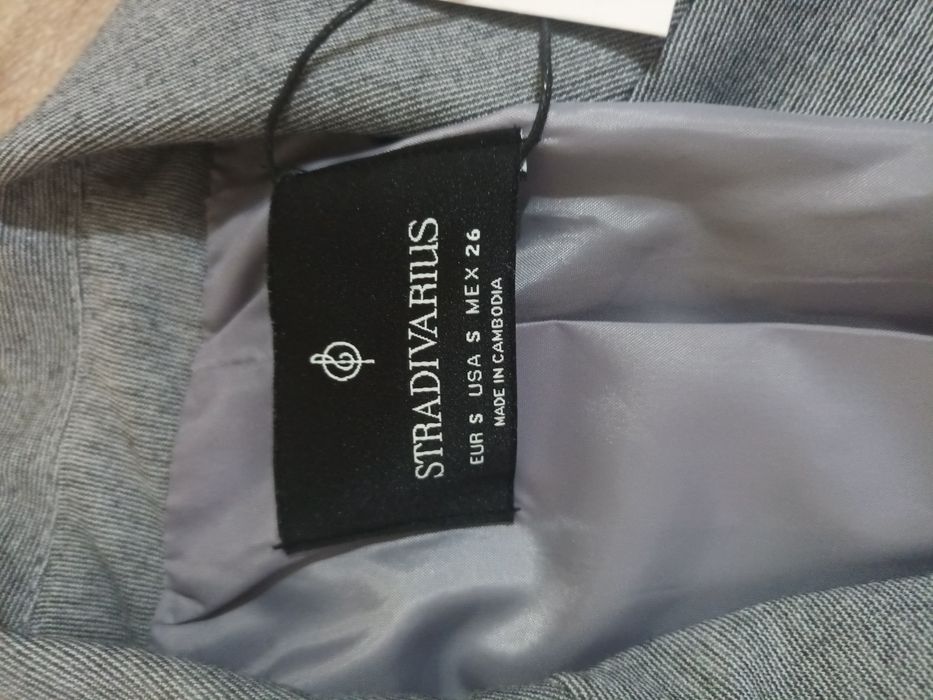 Дамско ново сако блейзър сиво размер S Stradivarius
