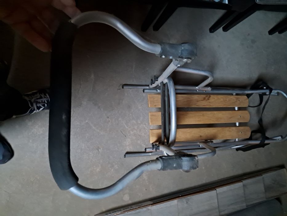 Sanie Rider din aluminiu si lemn