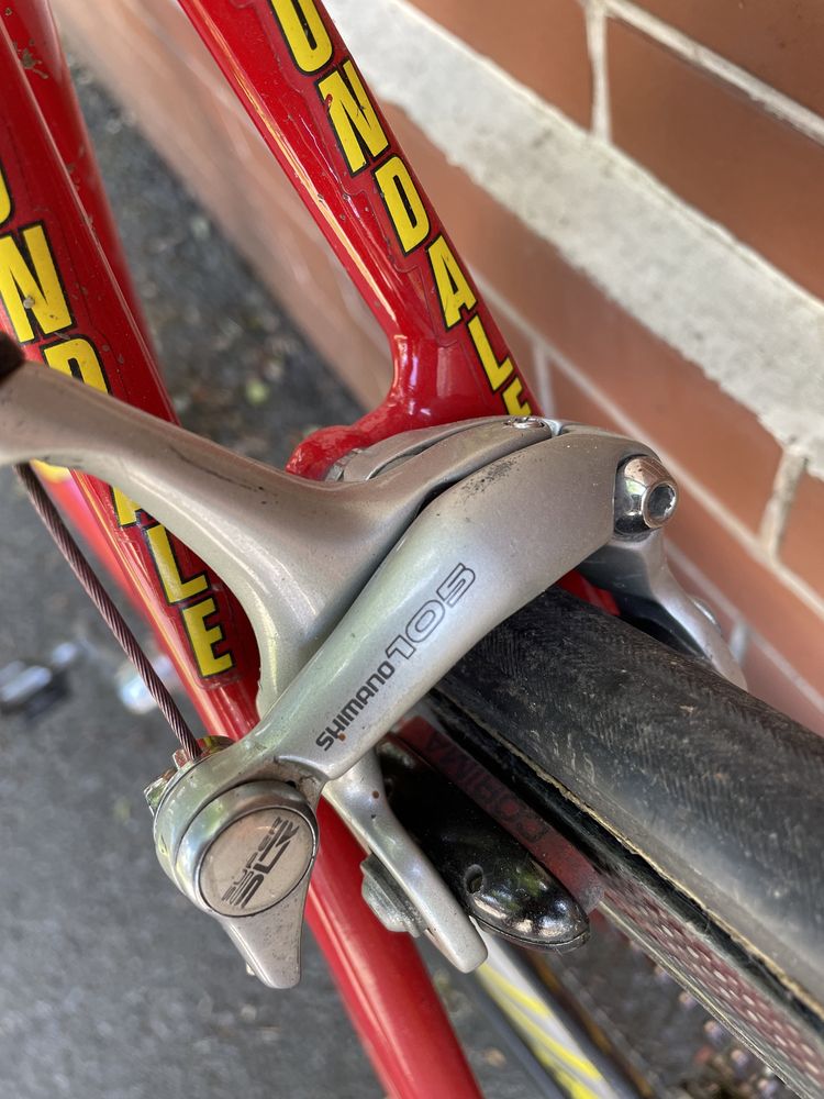Bicicleta cursiera Cannondale cad3 saeco vintage aluminiu