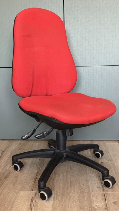 Scaun ergonomic de birou - rosu