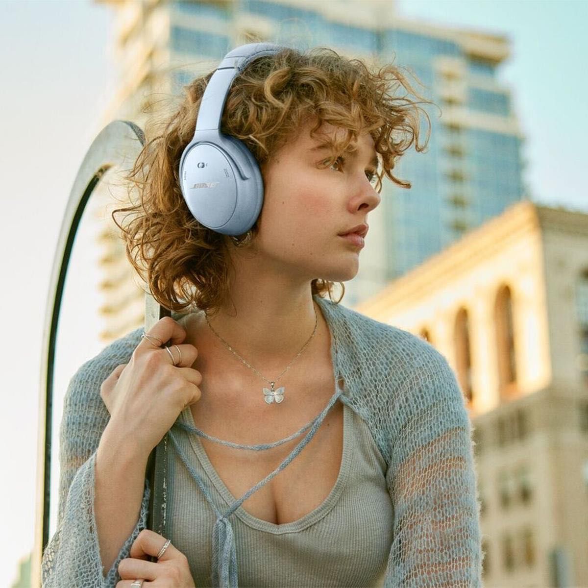 Наушники Bose QuietComfort Wireless Noise Cancelling  Moonstone Blue