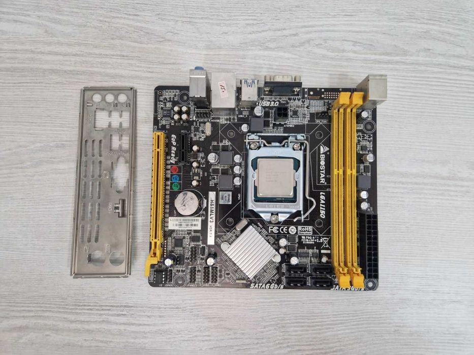Biostar H81MLV3 + Intel Core i3-4160