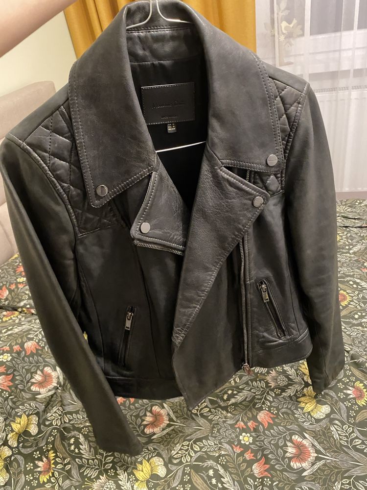 Geaca piele Massimo Dutti