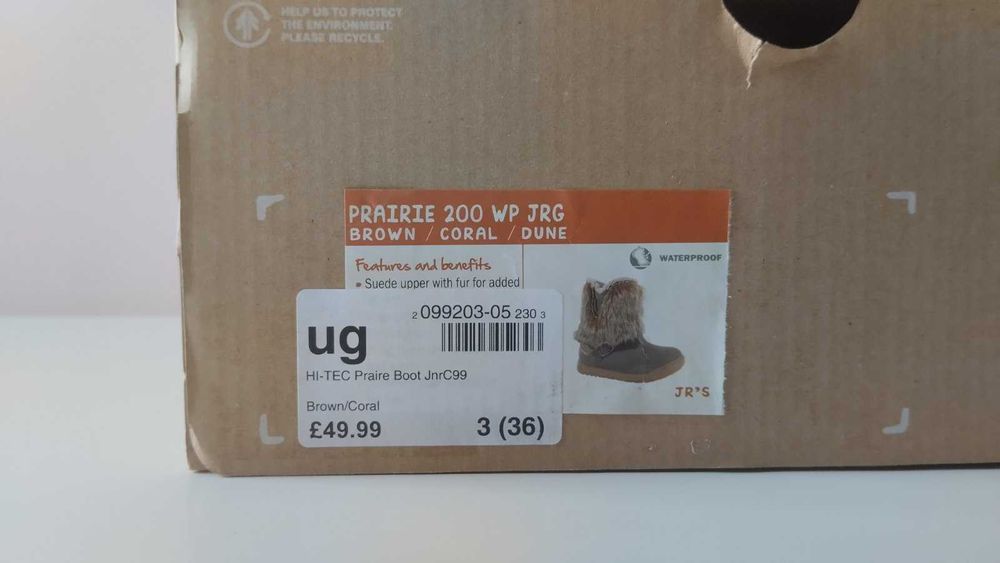 Зимни обувки Hi-Tec от Англия с номер 35