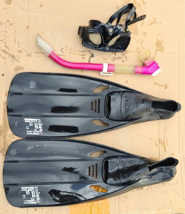 Ласты 40 размер , трубка, маска для полводного плаванья