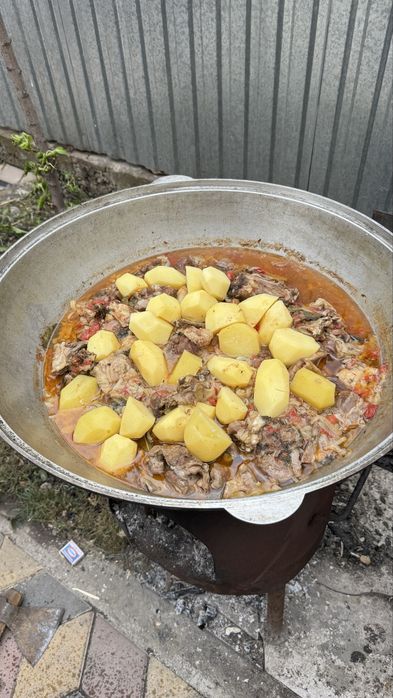 Повар с выездом для гостей сочный и вкусный: Сырне, Куырдак, Плов,