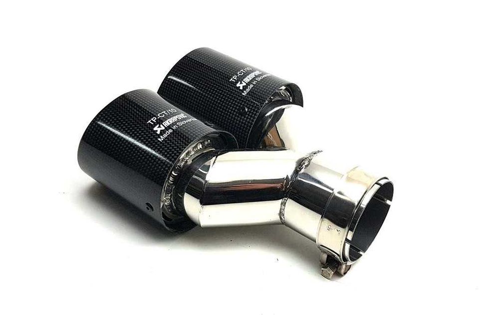 НАКРАЙНИК АУСПУХ -Akrapovic Двоен-63мм. - L