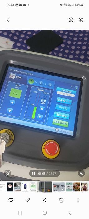 Aparat de radiofrecventa unipolara