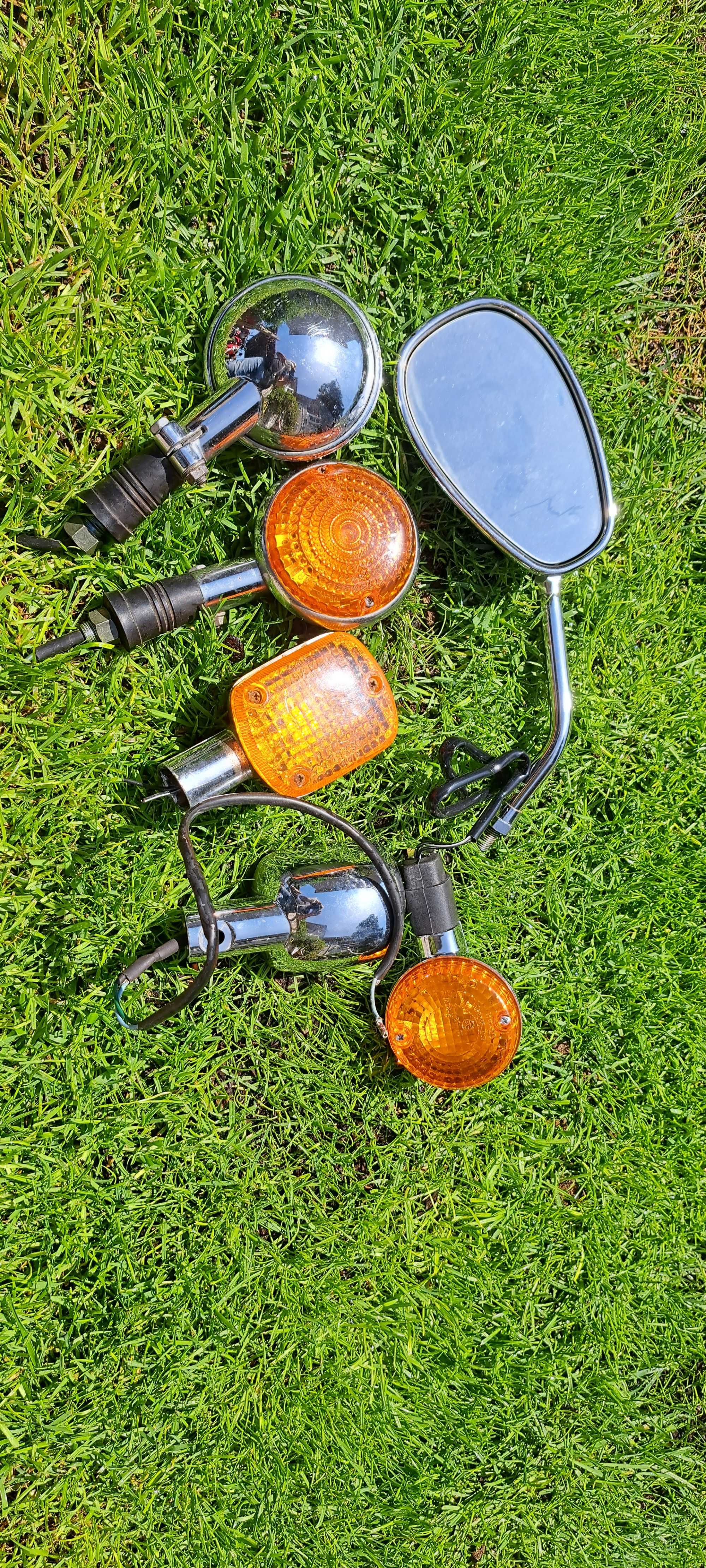 Ауспуси, генерация, части за чопър. Багажник за Vespa нов.