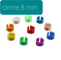 Cleme porumbei numerotate 2,7-3-4 mm 5-6-8 mm 9-10-12-14mm 16-18-20 mm