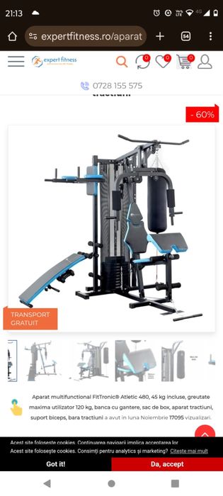 Vand aparat fitness multifunctional