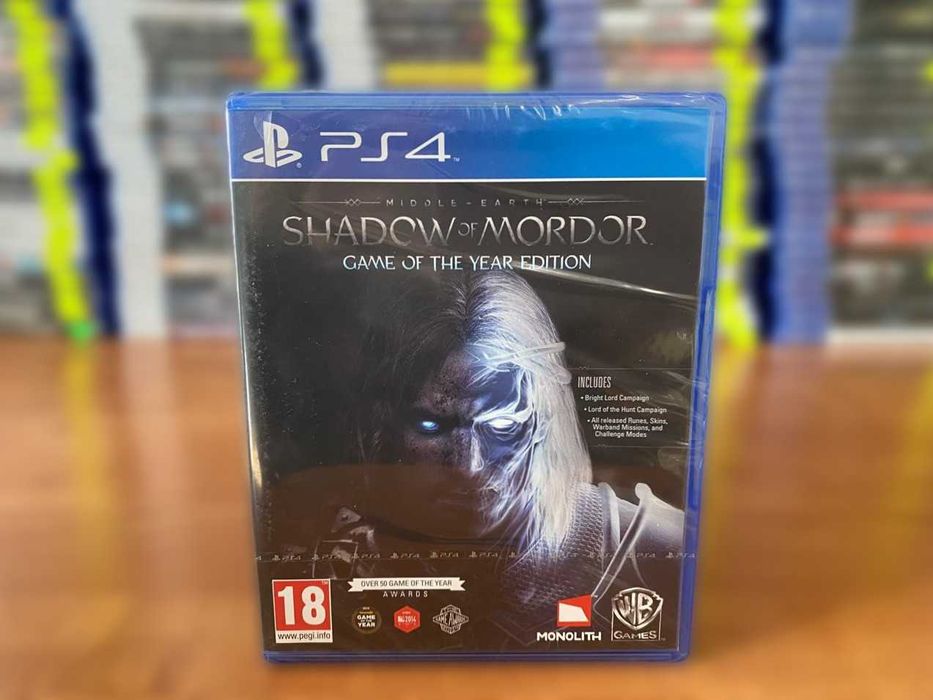 Новый Middle-Earth: Shadow of Mordor GOTY PS4/PS5 Средиземье: Тени