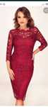 Rochie midi din dantelă mărimea 36