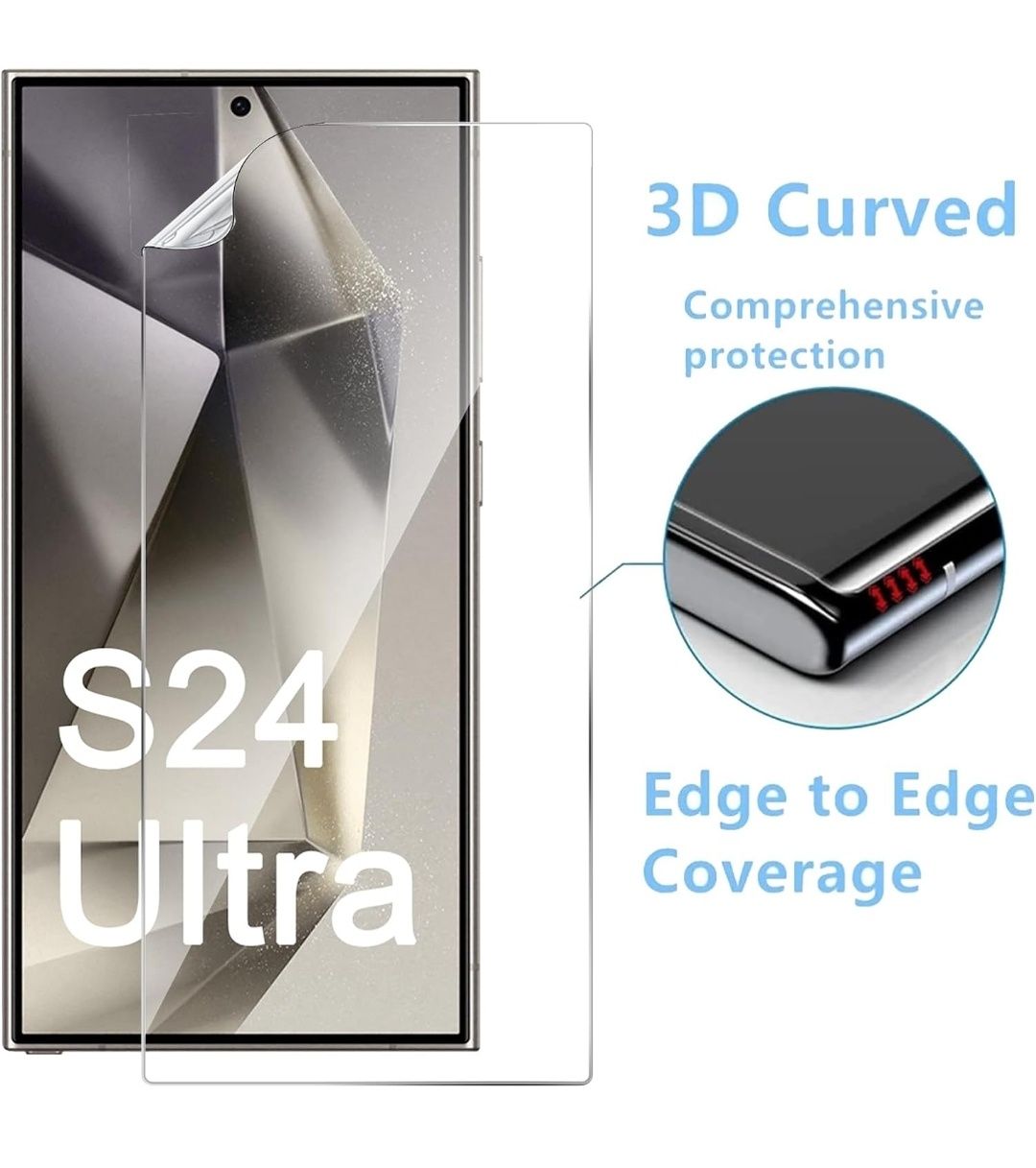 5D Hydrogel протектор за Samsung Galaxy S24 / S24+ / S24 Ultra Дисплей