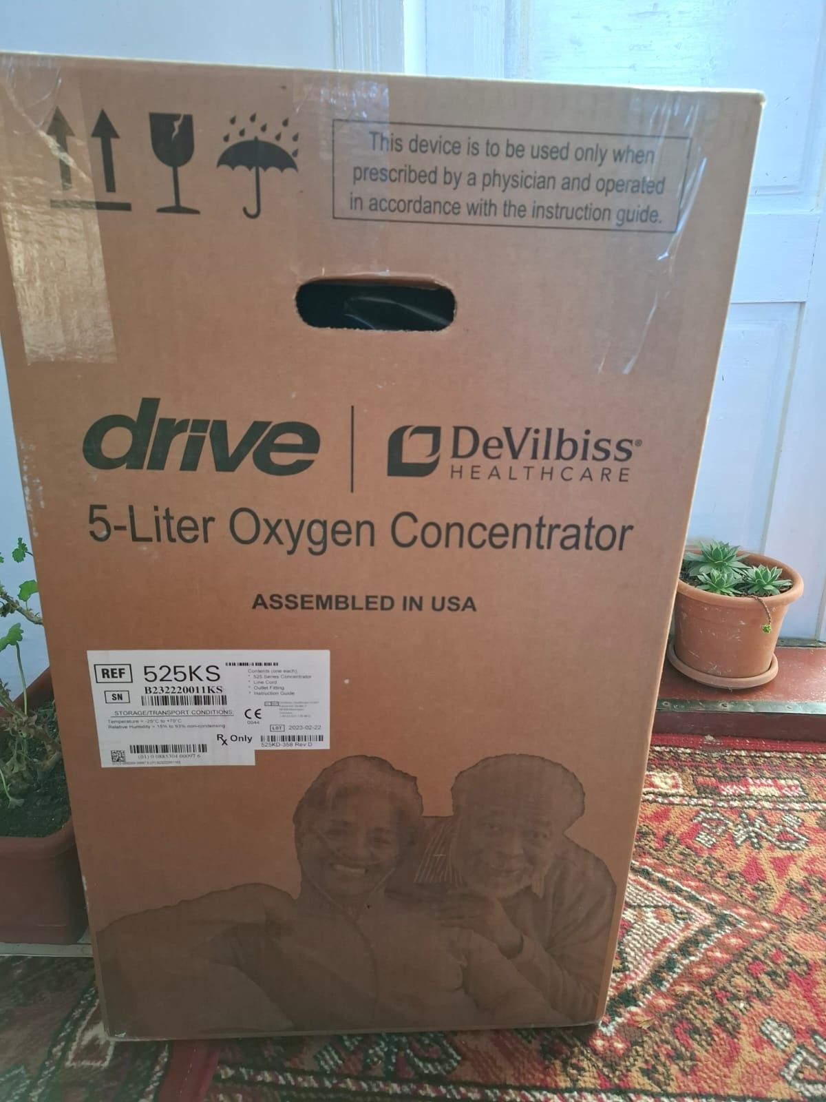 Aparat concentrator oxigen