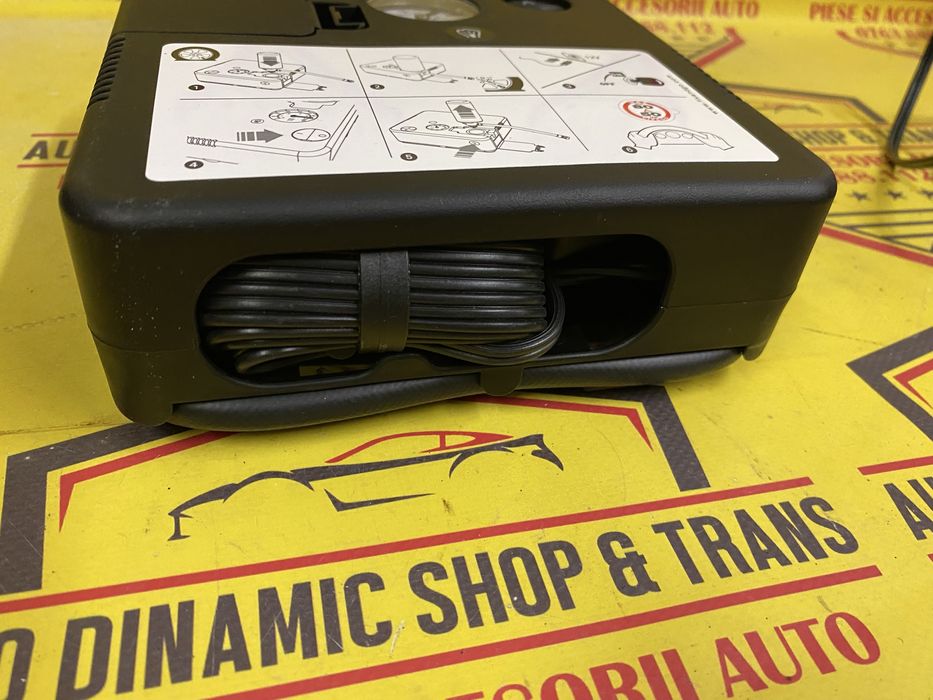 Compresor auto masina umflat roti / roata OE Fix & Go 12V neutilizat