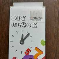 Часы настенные дизайнерские DIY CLOCK серебро