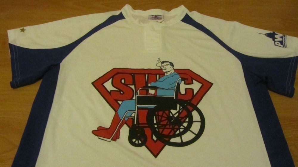 Tricou sport Superman wheelchair