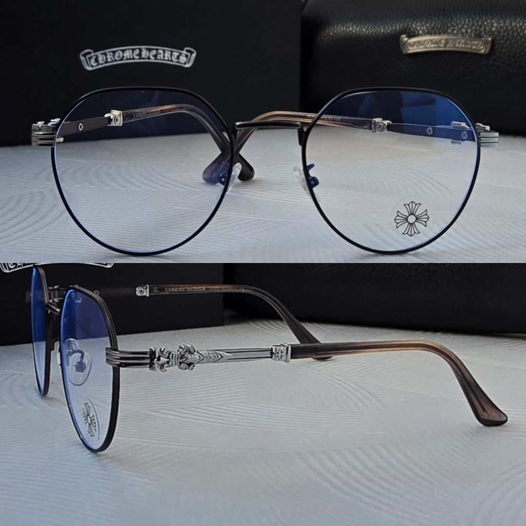 Очила за компютър Диоптрични рамки прозрачни слънчеви chrome hearts