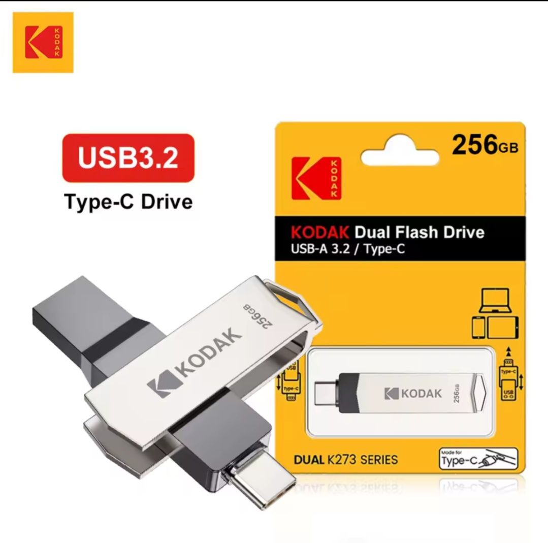 Kodak флашка 256GB-2в1-Сартифицирана