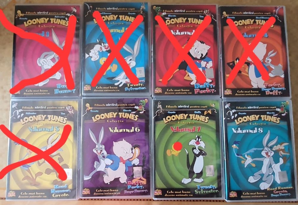 Dvd 6,7,8 Desene animate Looney Tunes Bugs Bunny