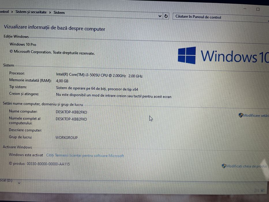 Laptop Lenovo – Intel i3 | Windows 10 Pro
