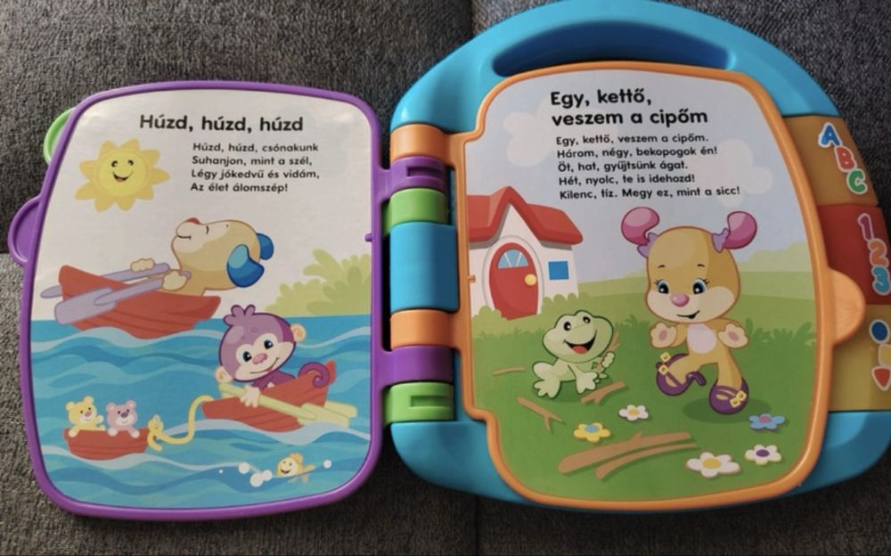 Fhiser Price hangos mese konyv