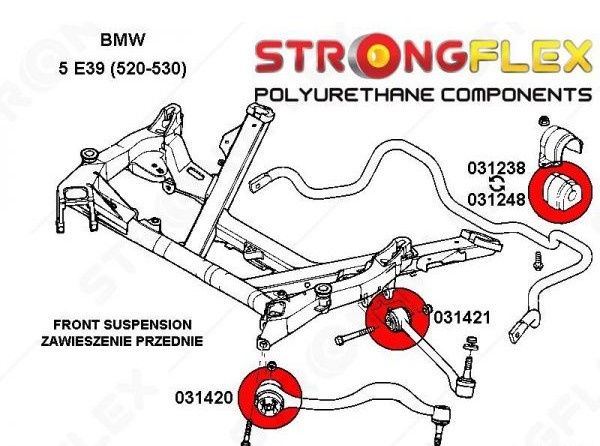 Kit Bucse Poliuretan Dedicat Bmw Seria 5 SEDAN 95-03