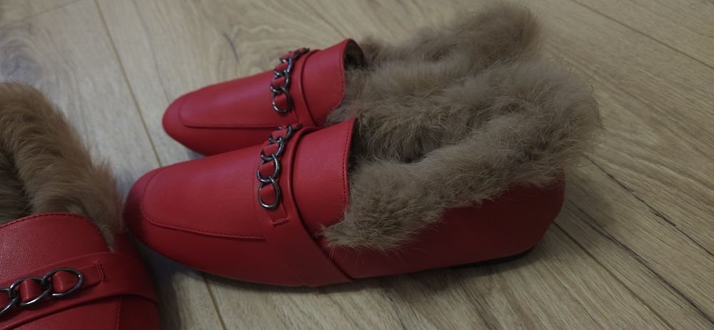 Мокасини с естествен косъм последни 3 броя