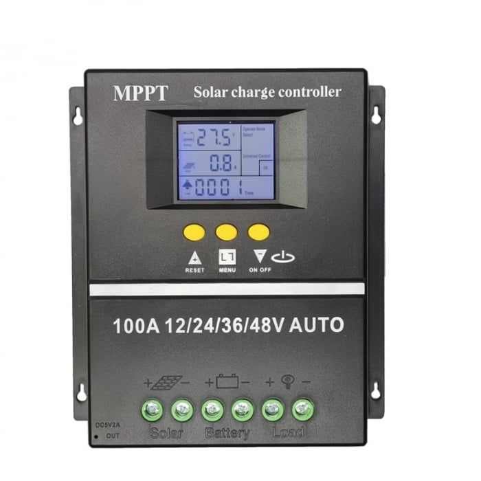 Controler MPPT 100A 12V, 24V, 36V si 48V