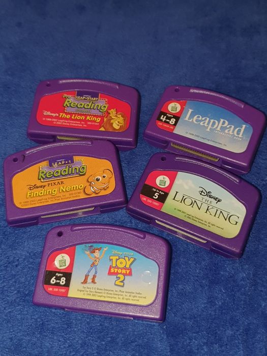 Vând jocuri consola leap pad
