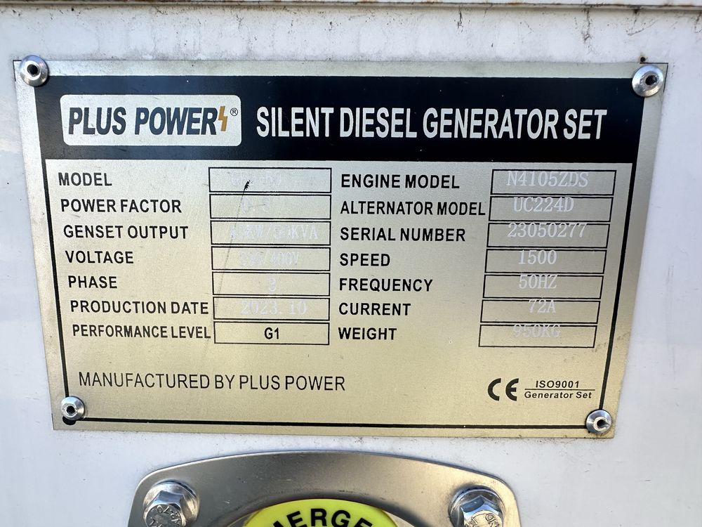 Generator Plus Power GF2-50 40 kw