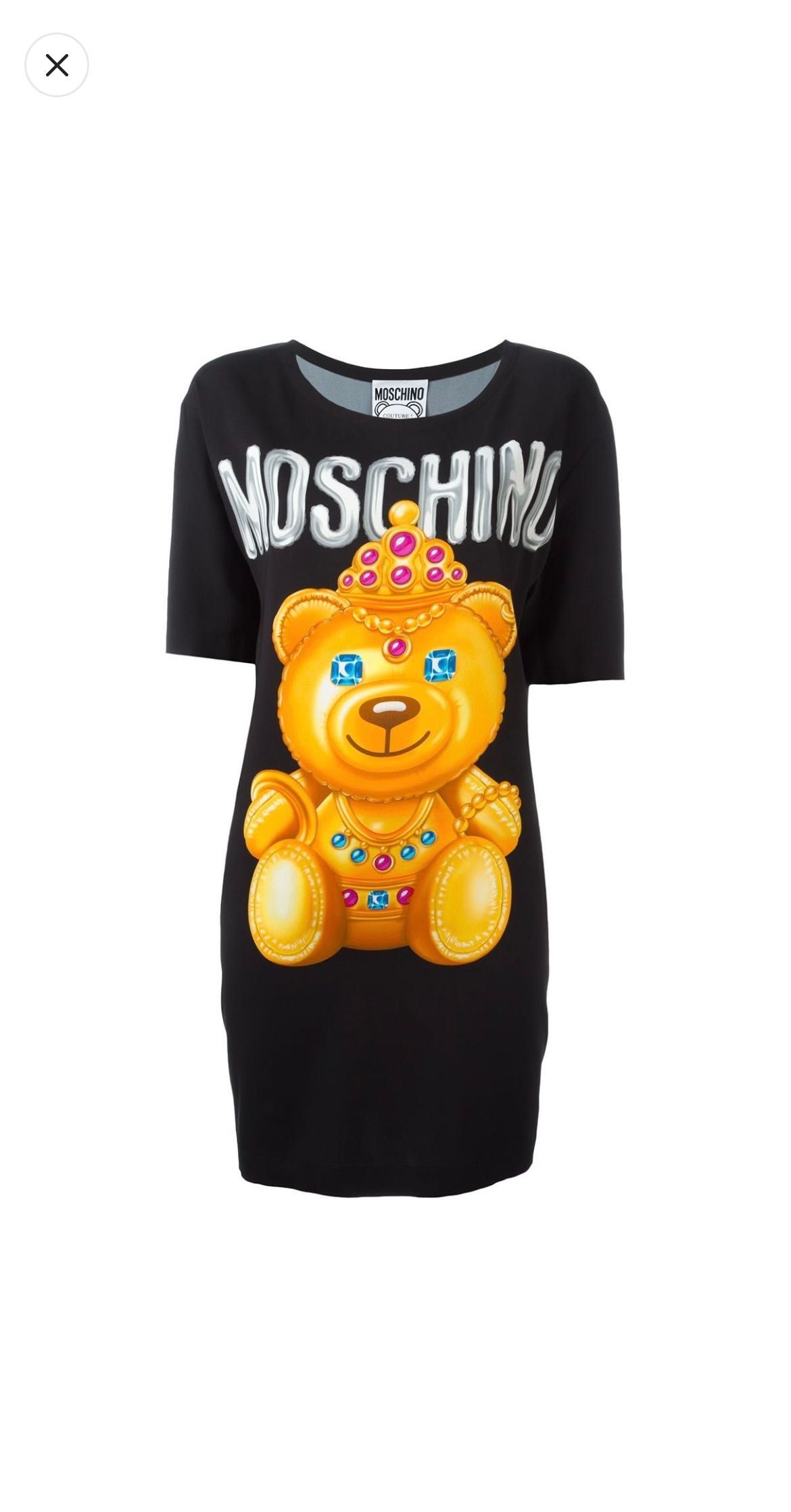 Рокля,,MOSCHINO “. Bear print T-shirt dress