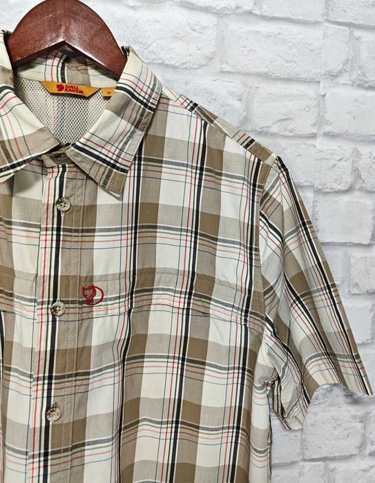 FJALLRAVEN Оригинална мъжка риза с къс ръкав размер М