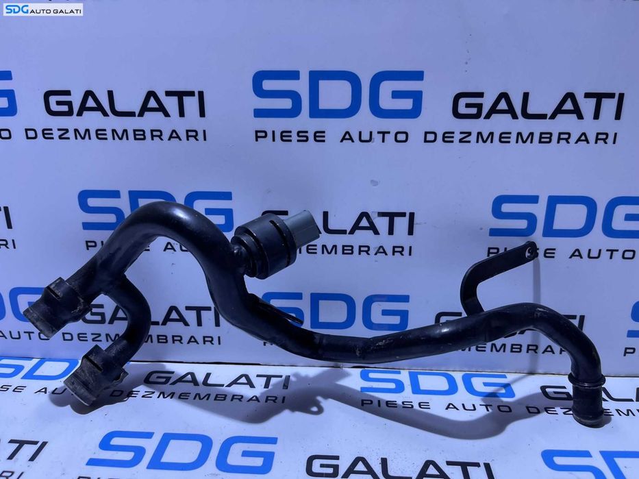 Teava Conducta Apa cu Senzor Temperatura Audi A6 C6 3.0 TDI BMK BNG ASB 2005 - 2011 Cod 059121065AH [S0095]