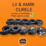 Curele LV si Amiri. Louis Vuitton si Amiri belts