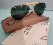 Ochelari de soare vintage anii 1960 Ray Ban Bausch&Lomb Gold Aviator