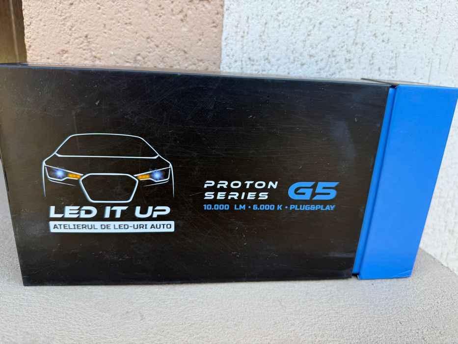 Led auto h7 100w 10.000 lumeni PLUG&PLAY