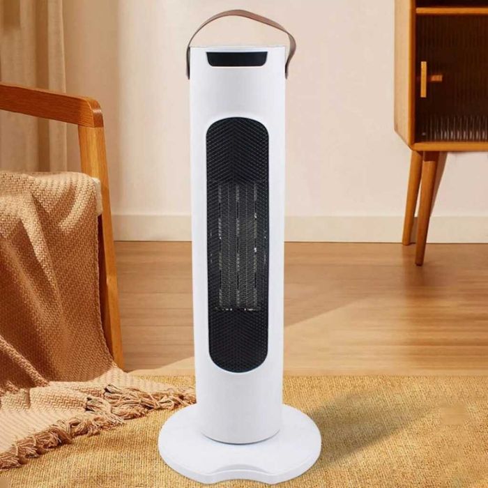 Вентилаторна печка 2в1 с керамичен нагревател, дист. LED дисплей–1500W