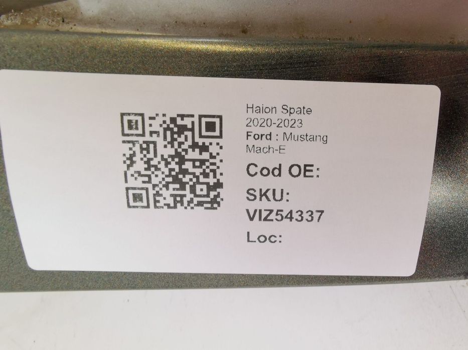 Haion Spate 2020-2023 Ford  Mustang Mach-E 2020 2021 2022 2023 2024 Or