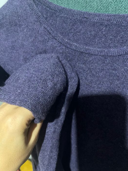 Pulover 100% cașmir mov S/m