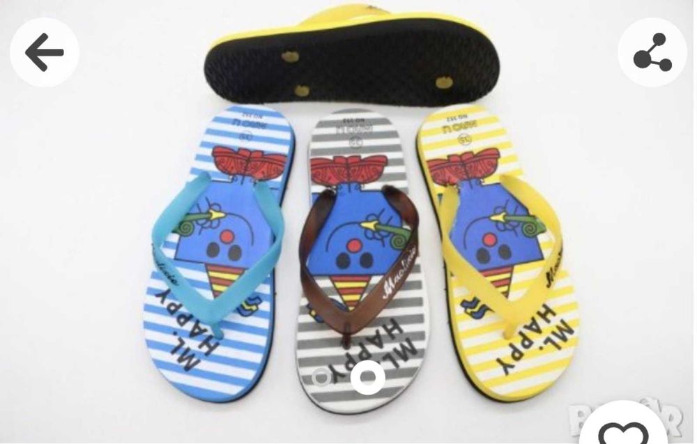 Джапанки на едро в пакети по 60 бр. различни модели