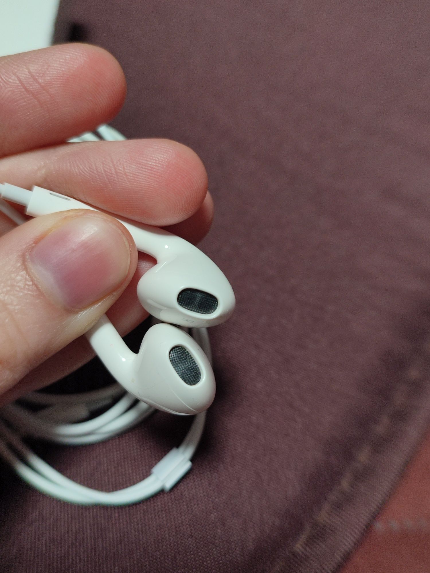 Căști Apple EarPods alb