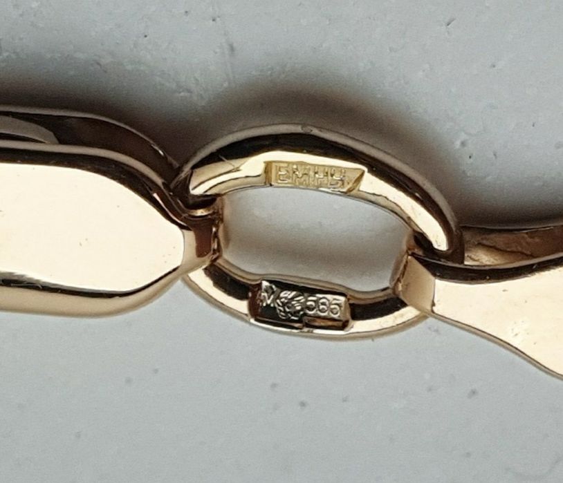 Россия завод Лилия браслет 585пробы 8.62грам 20см цена за 1грам
По воп