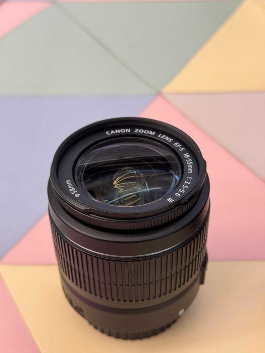 Canon EOS 600D + 2 obiective (Canon ED 75-300mm + Canon EF 18-55mm)